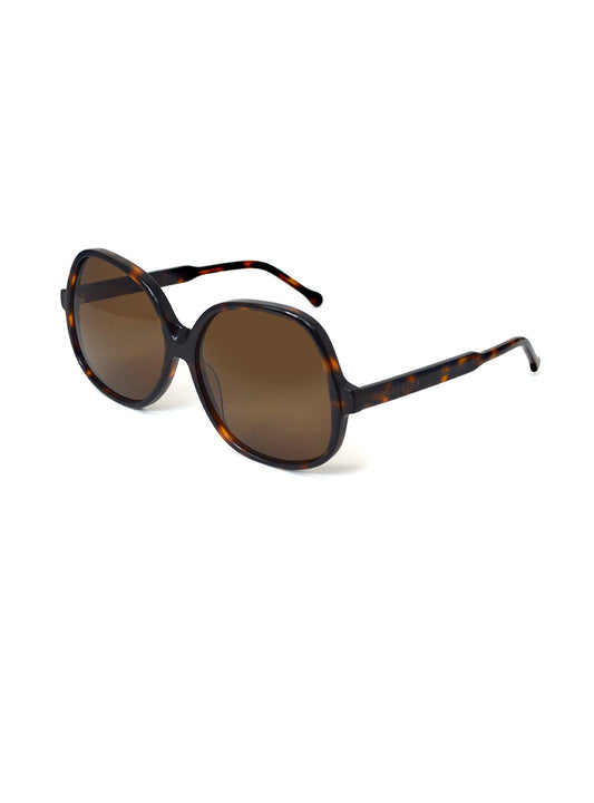 Sonn Crystal Tortoise with Brown Lenses