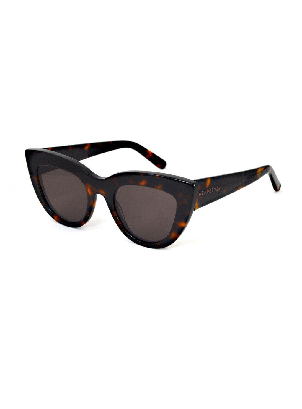 Tayio Crystal Tortoise with Black Lenses