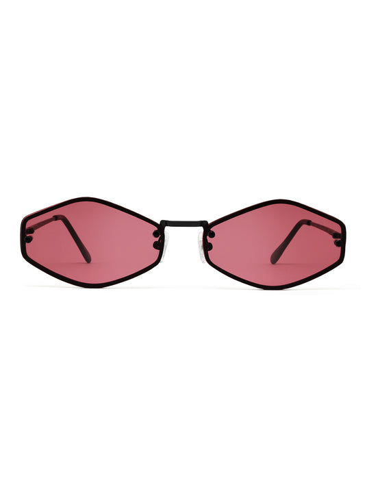 Theta Black with Pink Lenses