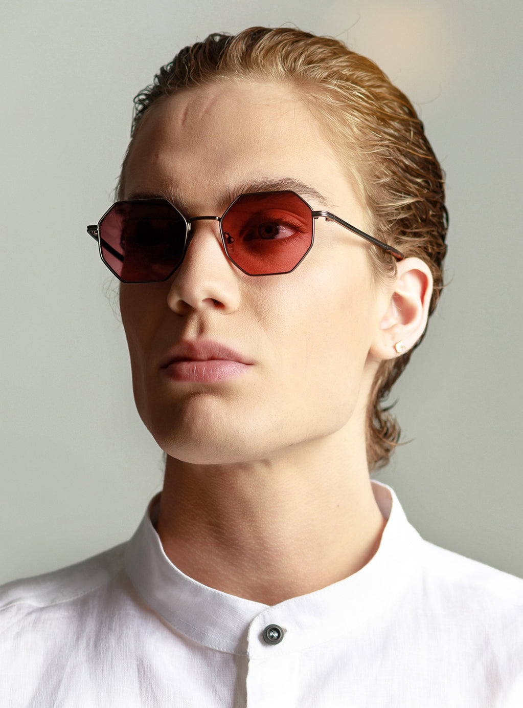 Gamma Gun Metal with Pink Lenses