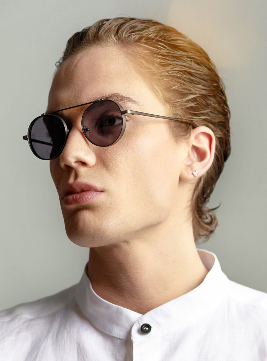 Omikron Gun Metal with Black Lenses