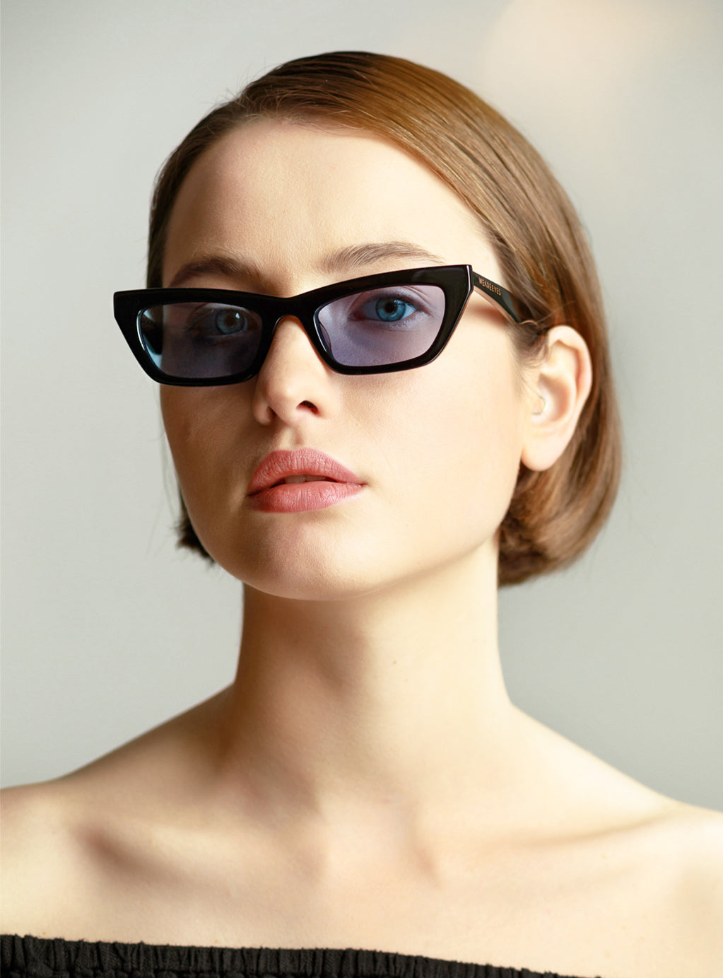 Ra Black With Blue Lenses
