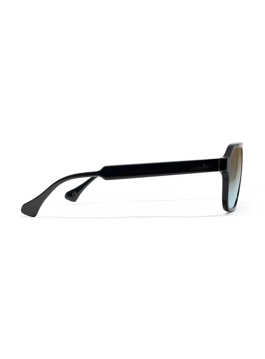 Double-B Black with Brown/Blue Gradient Lenses