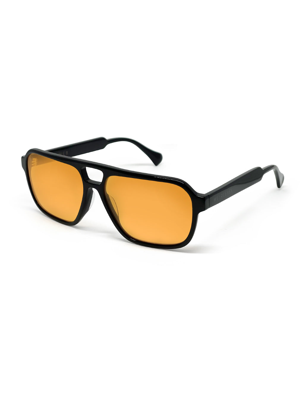 Double-B  Black with Orange Lenses