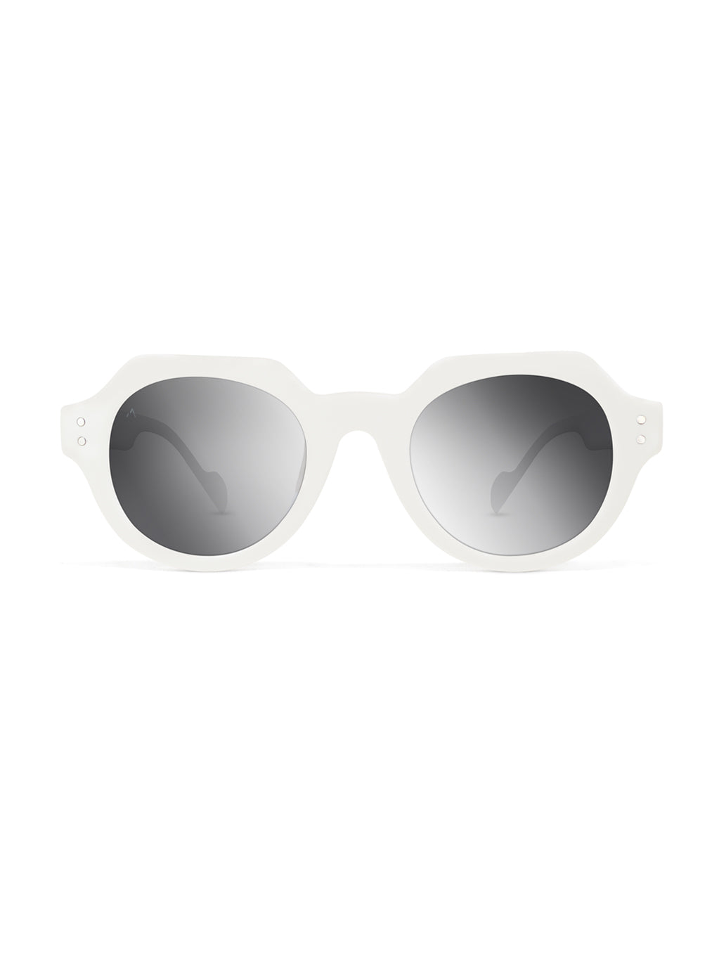 Helios White With Silver Mirror Lenses