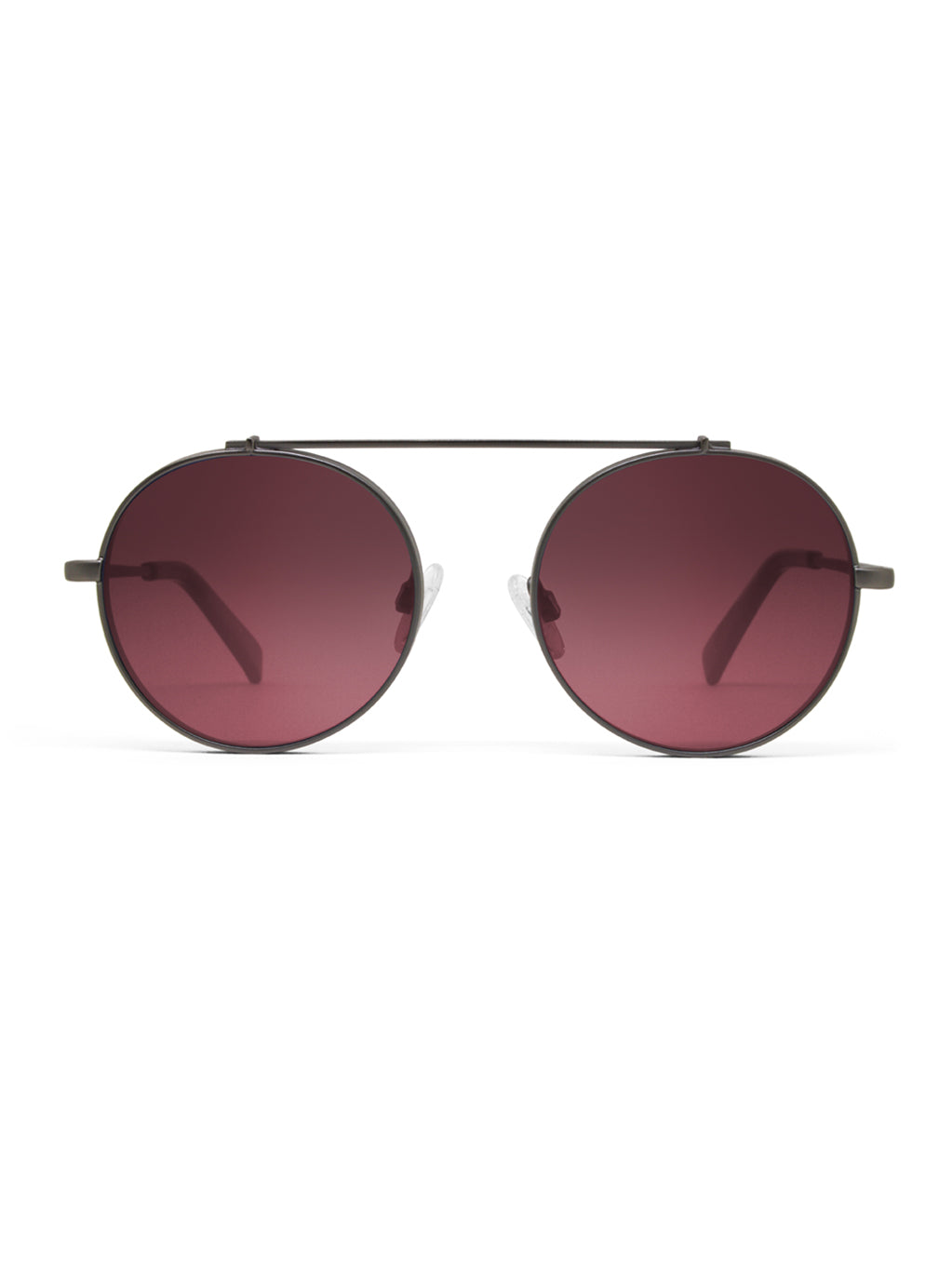 Omikron Gun Metal with Pink Lenses