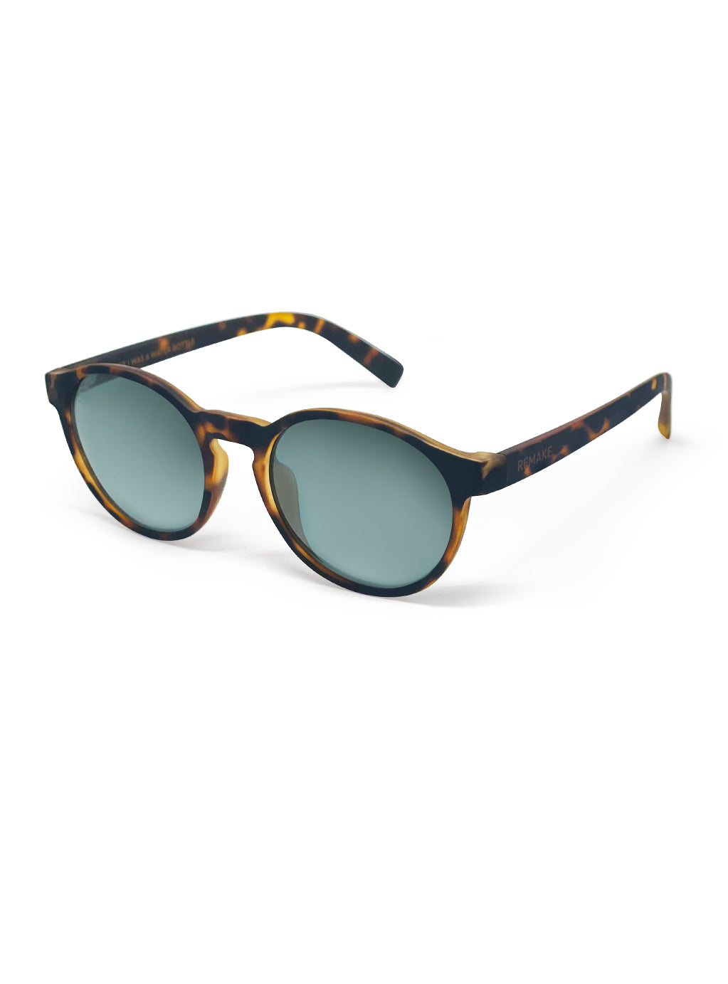 Remake Brown Tortoise with Green Lenses