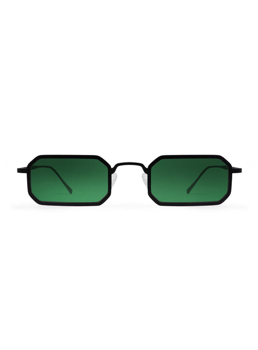 Gamma 2.0 Black with Green Gradient Lenses