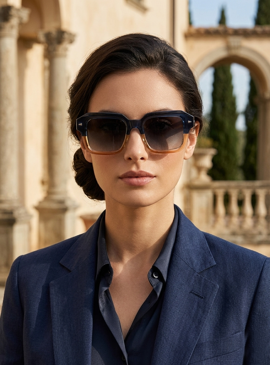 Nova Blue with Black Lenses