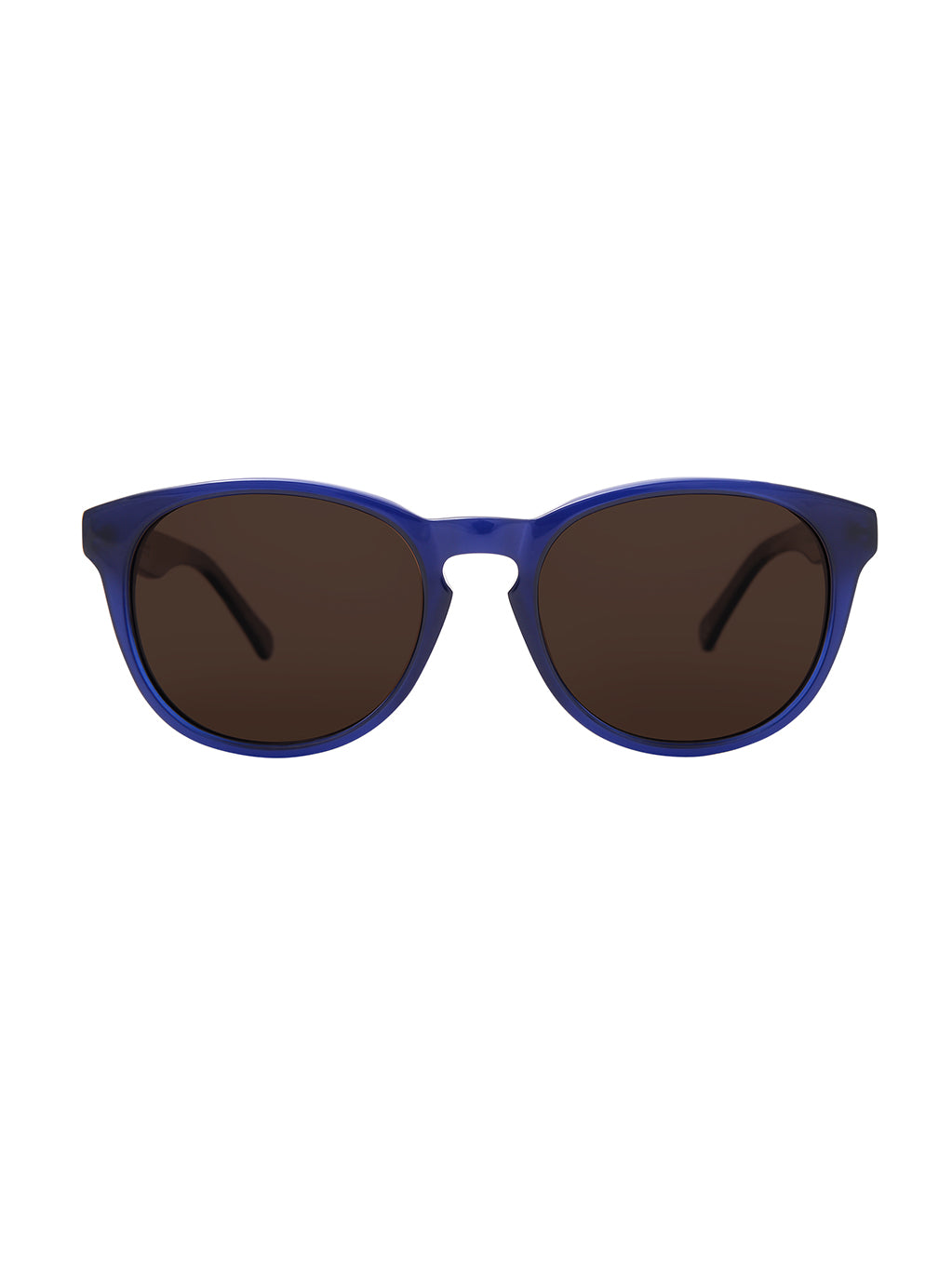 Gravity Blue with Brown Lenses