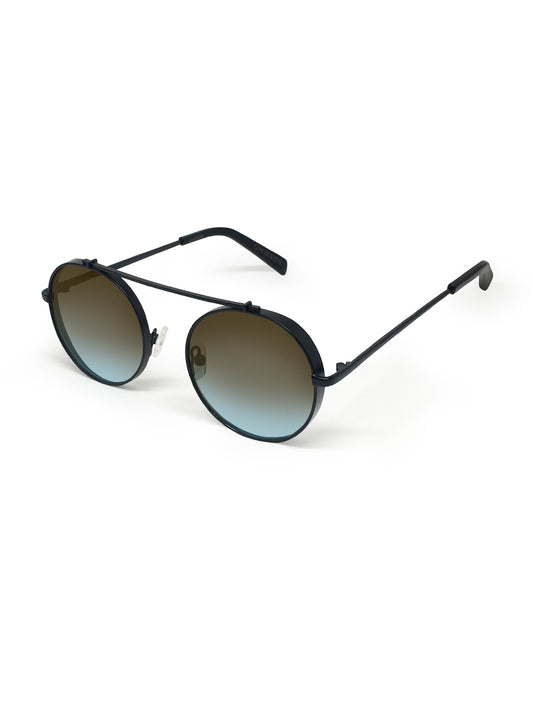 Omikron Black with Brown/Blue Gradient Lenses