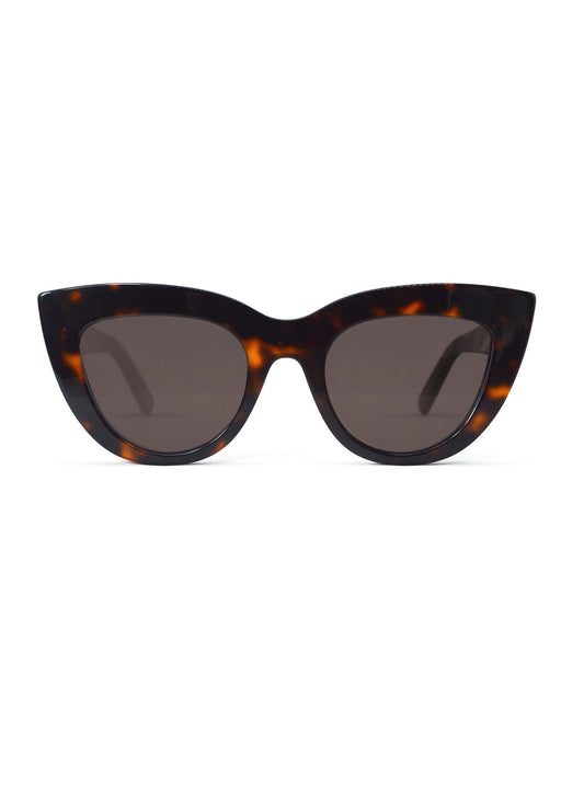Tayio Crystal Tortoise with Black Lenses