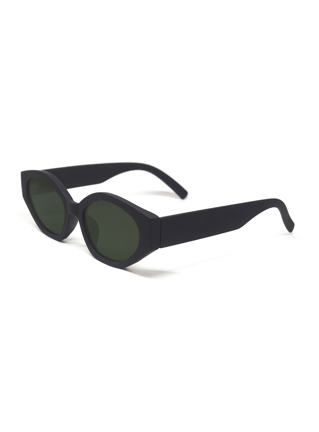 Rethink Black with Dark Green Lenses